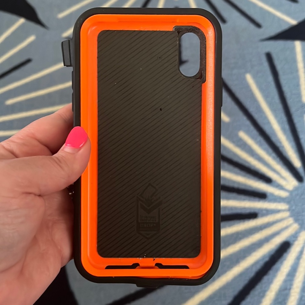 I have an iPhone xr camo otterbox my husband used for a year! It’s like new.